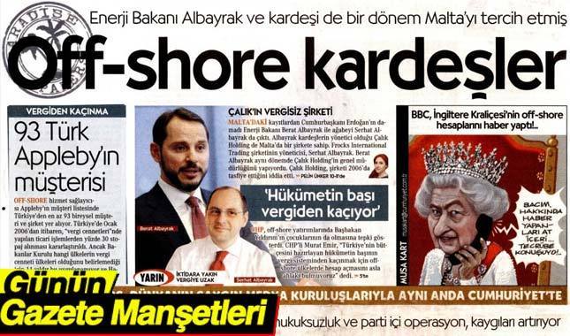 Günün gazete manşetleri ve gazetelerin birinci sayfalarını oku