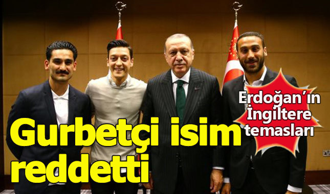 Gurbetçi futbolcu Erdoğan'ın davetini reddetti