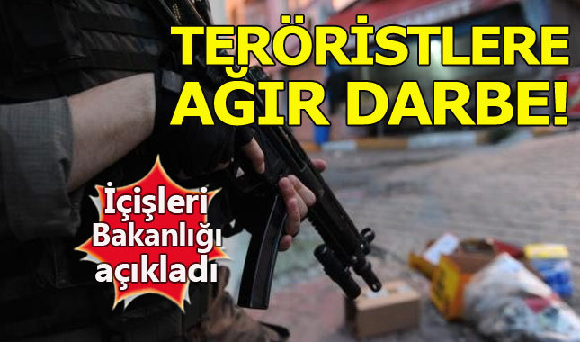 Güvenlik güçlerinden teröristlere ağır darbe