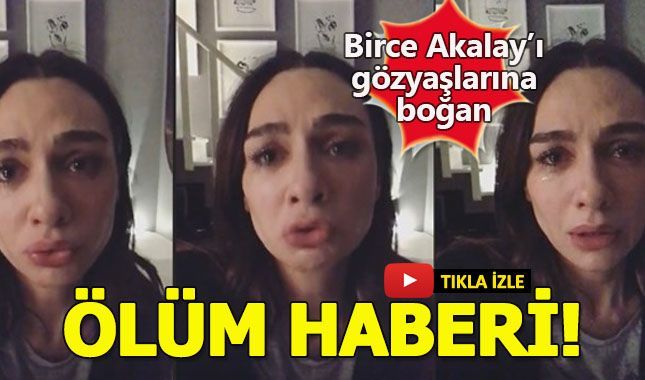 Güzel oyuncu Birce Akalay'ı kahreden haber!