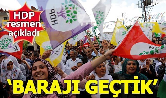 HDP barajı geçti - İşte HDP'nin oy oranı ve milletvekili sayısı
