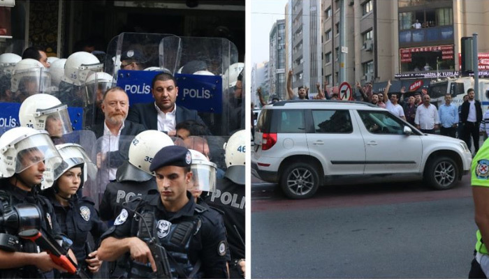 HDP Eş Genel Başkanı'a İzmir'de tepki