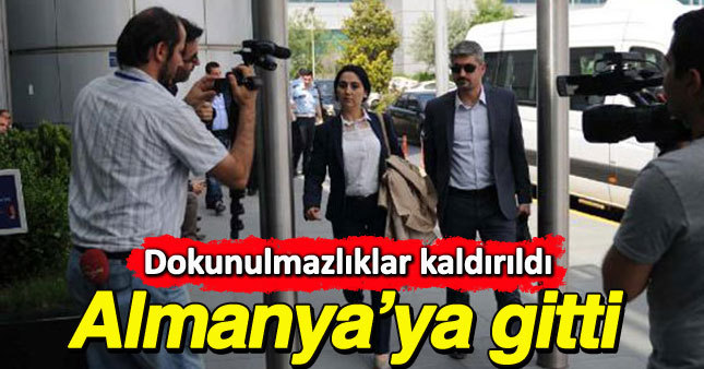 HDP'li Figen Yüksekdağ Almanya'ya gitti