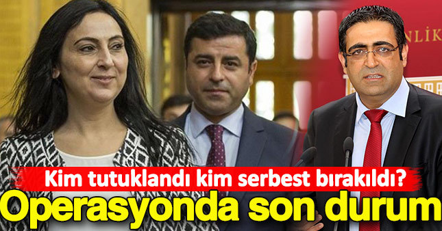 HDP'ye düzenlenen terör operasyonunda son durum