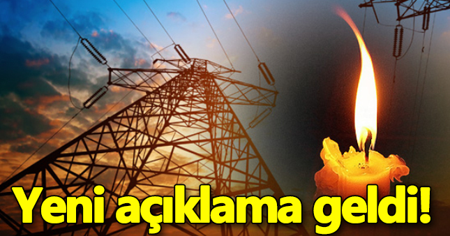 Enerji Bakanlığı'ndan elektrik kesinti açıklaması