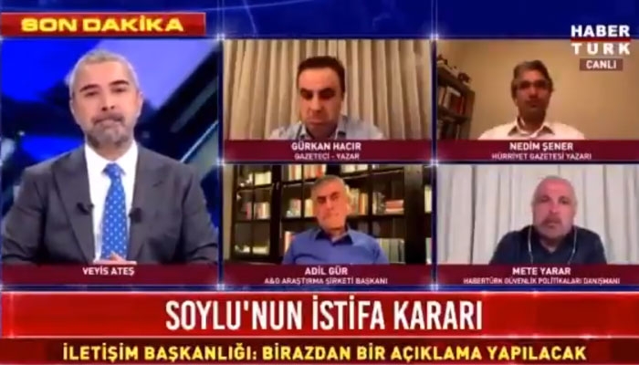 Habertürk canlı yayınında çıkan ses herkesi şoke etti!
