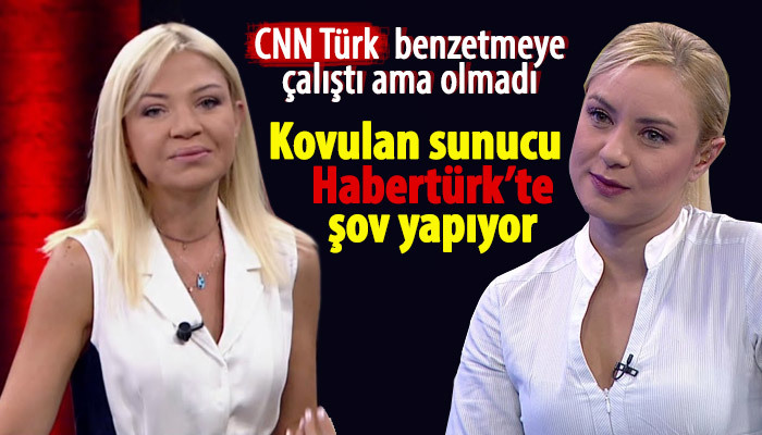 Habertürk'ten Ebru Baki'nin CNN'den Mine Uzun'u sollaması
