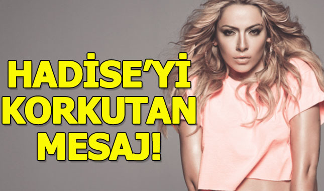 Hadise'yi çok korkutan e-posta!