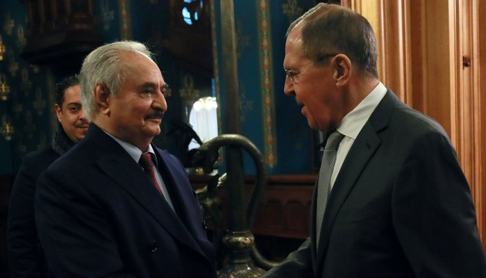 Hafter ateşkes metnine imza atmadan Rusya'dan ayrıldı
