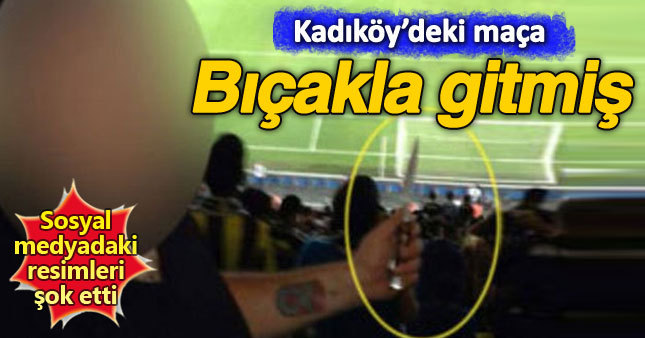 Hakeme saldıran taraftar bıçakla maça gitmiş!