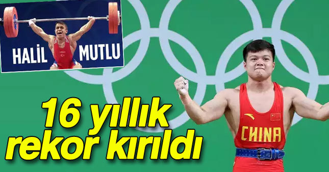 Halil Mutlu'nun 16 yıllık rekoru kırıldı 