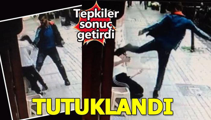 Halkın tepkisi sonuç getirdi! Maganda tutuklandı!