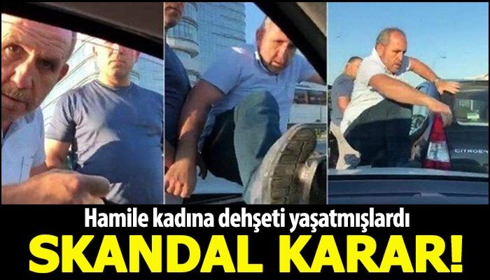 Hamile kadının aracına saldıran baklavacı kardeşler serbest bırakıldı