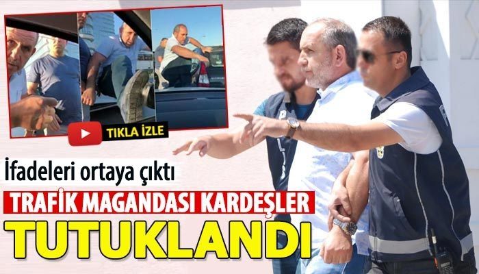 Hamile kadının aracına saldıran trafik magandaları tutuklandı