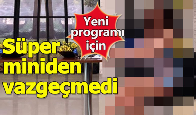 Hande Ataizi, yeni programına miniyle başladı