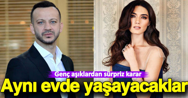 Hande Subaşı ile Rıza Kocaoğlu aynı evde yaşamaya başladı