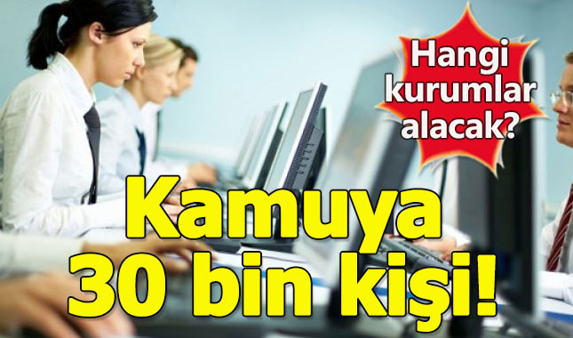 Hangi kamu kuruluşuna personel alınacak - Kamu 30 bin personel alımı ne zaman - Başvuru şartları nelerdir?