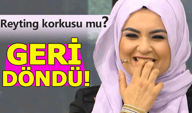 Hanife izdivaç programına geri döndü