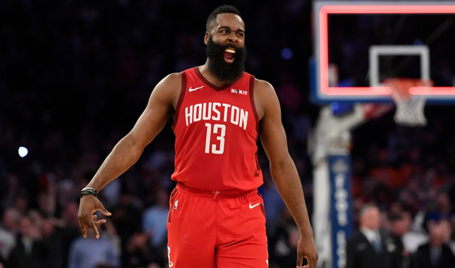 Harden çoştu, Rockets kazandı