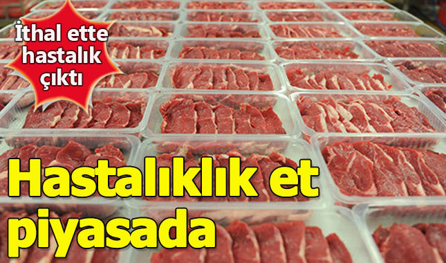 Hastalıklı ithat eti piyasaya sürdüler