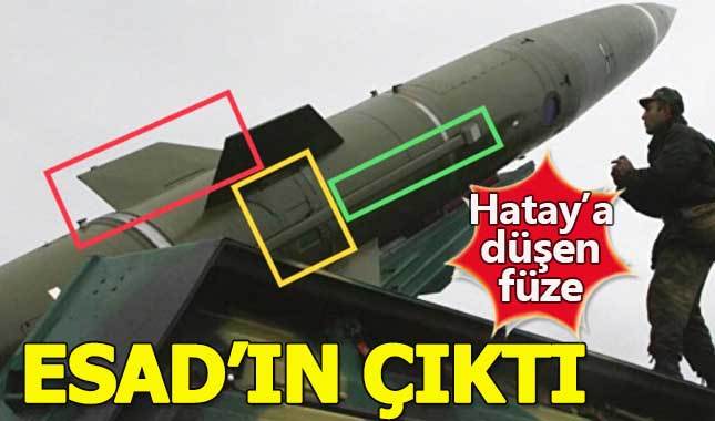 Hatay'a düşen füze, Esad rejiminin çıktı