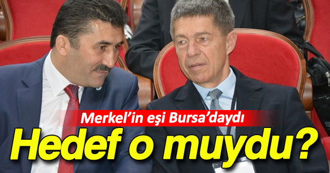 Hedef Merkel'in eşi miydi?