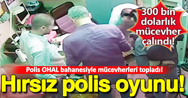 Hırsız polis 'oyunu'