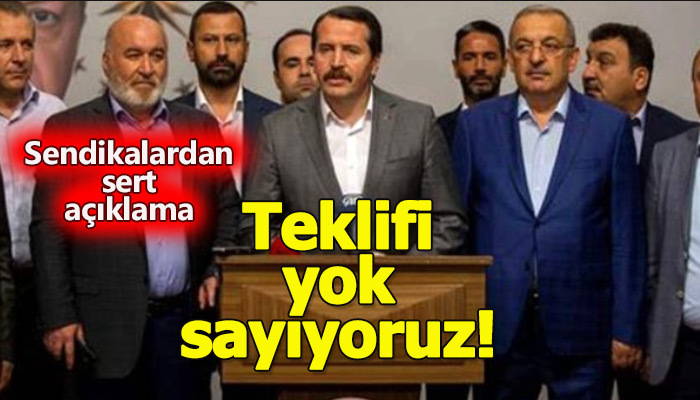 Hükümetin zam teklifine sendikalardan sert tepki geldi