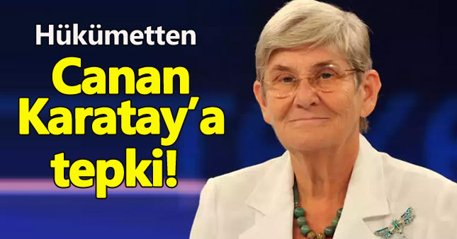 Hükümetten Canan Karatay'a ekmek tepkisi