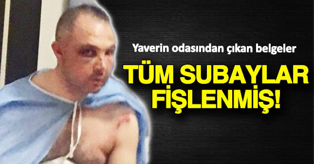 Hulisi Akar'ın yaveri TSK'nın tüm subaylarını fişlemiş