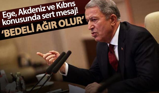 Hulusi Akar'dan provokasyon uyarısı: Bedeli ağır olur