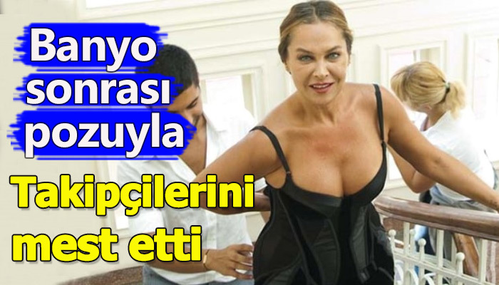 Hülya Avşar, bornozlu fotoğrafını paylaştı