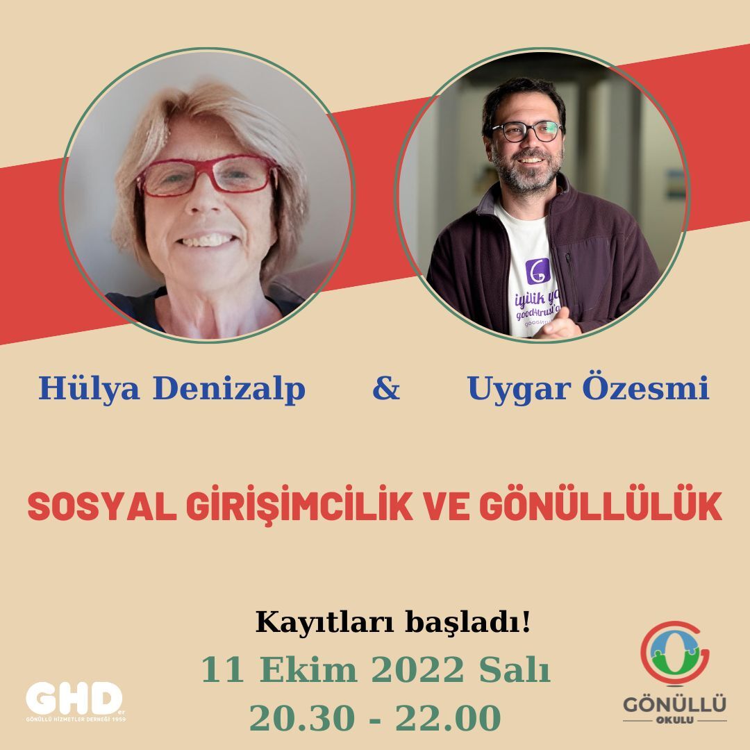 Hülya Denizalp ve Uygar Özesmi ile Sosyal Girişimcilik ve Gönüllülük toplantısı