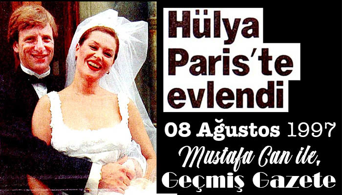 Hülya Paris'te evlendi