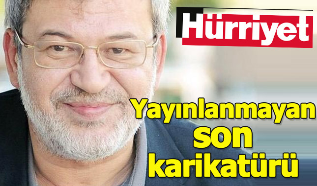 Hürriyet'teki işinden ayrılan Latif Demirci'nin yayınlanmayan son karikatürü