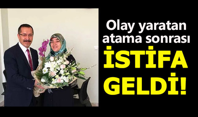 Hüseyin Bağ'ın eşi istifa etti