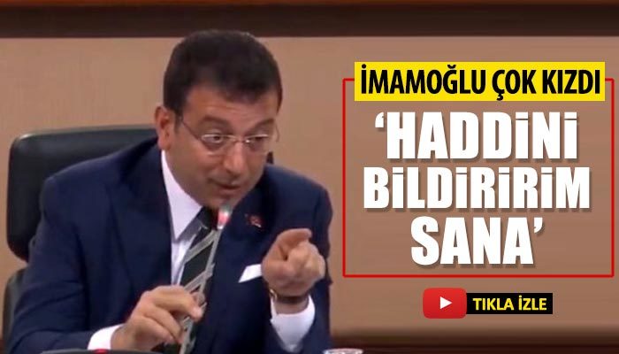İBB Meclisi'nde gergin anlar! İmamoğlu çok kızdı