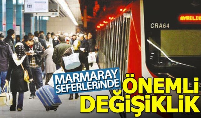 İBB'den Marmaray'ı kullanan vatandaşlara uyarı