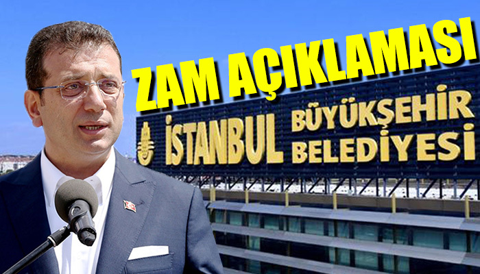 İBB'den zam tartışmalarına cevap