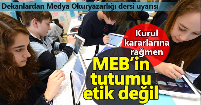 İLDEK: MEB’in medya okuryazarlığı dersi ile ilgili tutumu etik değil