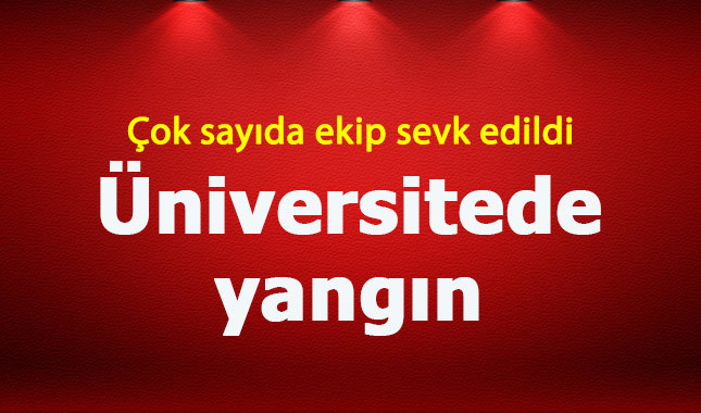 İTÜ Ayağaza Kampüsü'nde yangın