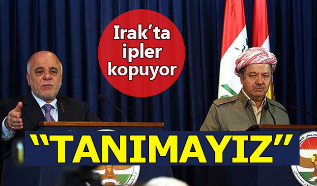 İbadi'den Barzani'ye referandum tepkisi