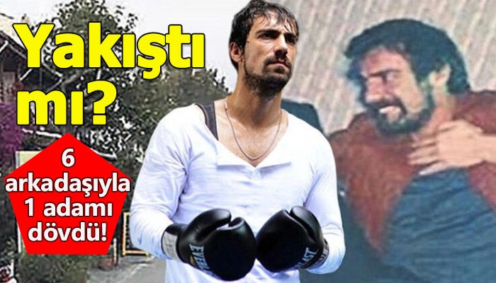 İbrahim Çelikkol'un 6 arkadaşıyla 1 adamı dövmesi
