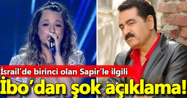İbrahim Tatlıses'ten Sapir açıklaması