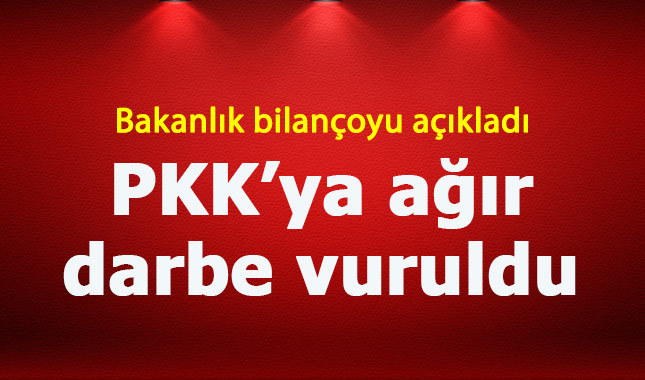 İçişleri Bakanlığı haftalık bilançoyu açıkladı