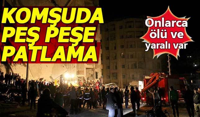 İdlib'de peş peşe patlamalar! Onlarca ölü ve yaralı var