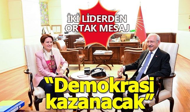 İki lider bir araya geldi