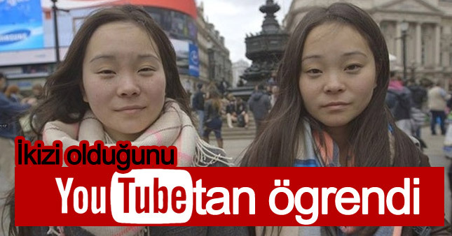 İkizini yotutube'tan buldu