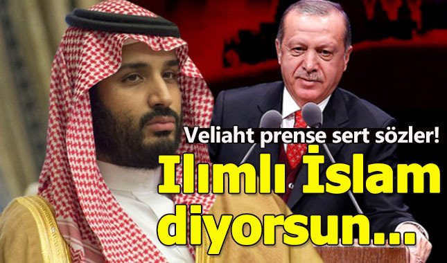 "Ilımlı İslam"ı gündeme getiren veliaht prense Erdoğan'dan sert tepki!