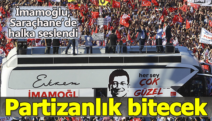 İmamoğlu: Partizanlığı bu binalardan söküp atacağız